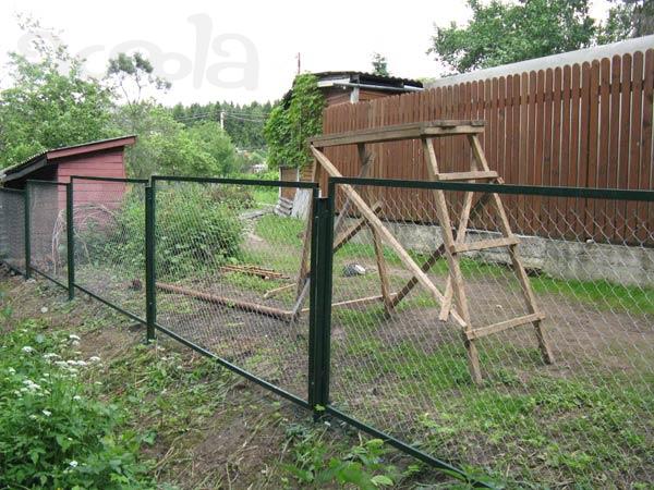 Секции для забора (сетка, прут)